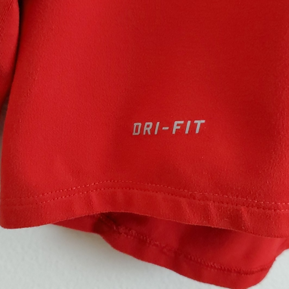Nike Dri-Fit Red Long Sleeve Shirt - L - Picture 6 of 10